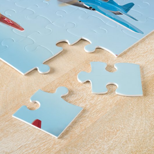 Spielzeugflugzeuge Puzzle (Seite)
