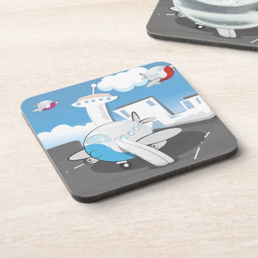 Spielzeugflugzeuge Untersetzer (Linke Seite)