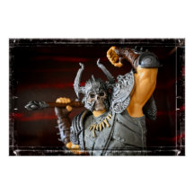 Spielzeugfotografie Barbarian Wall Art Poster