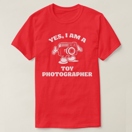 Spielzeugfotografie Miniatur Fotograf Kamera Arti T-Shirt (Design vorne)