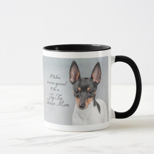 Spielzeugfox-Terrier-Mama-Tasse Tasse (Rechts)