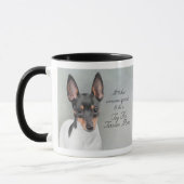 Spielzeugfox-Terrier-Mama-Tasse Tasse (Links)