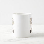 Spielzeugfox-Terrier-Vater (Welten am besten) Kaffeetasse (Mittel)