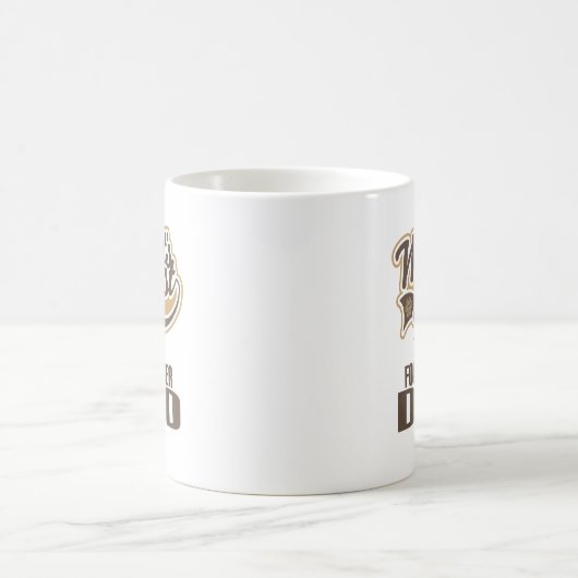 Spielzeugfox-Terrier-Vater (Welten am besten) Kaffeetasse (Mittel)