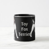 Spielzeugfox-Terrier-Wecker-Tasse Tasse (Zentrum)
