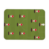 Spielzeugfußballteam Magnet (Horizontal)