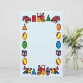 Spielzeuggeschirr Briefpapier (Stehend Vorderseite)