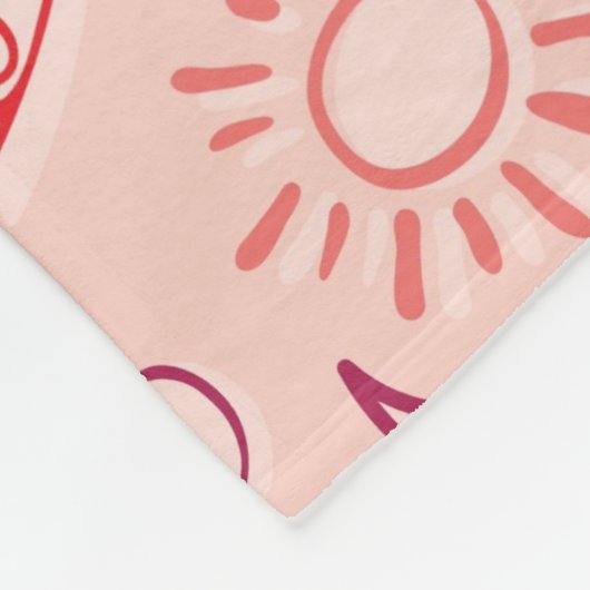 Spielzeughintergrund Fleecedecke (Ecke)