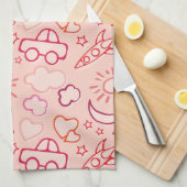 Spielzeughintergrund Handtuch (Viertel Falte)