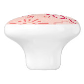 Spielzeughintergrund Keramikknauf (Seitenansicht)