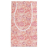 Spielzeughintergrund Kleine Geschenktüte (Vorderseite)