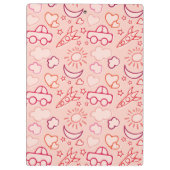 Spielzeughintergrund Klemmbrett (Rückseite)