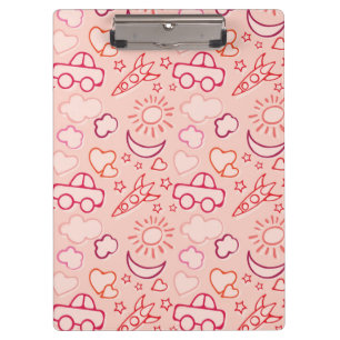 Spielzeughintergrund Klemmbrett