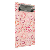 Spielzeughintergrund Mini Klemmbrett (Schrägansicht)