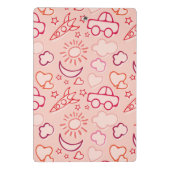 Spielzeughintergrund Mini Klemmbrett (Rückseite)