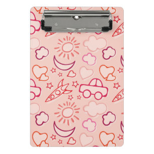 Spielzeughintergrund Mini Klemmbrett