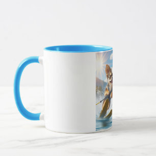 Spielzeughunde Wasserskilaufen! Tasse