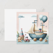 Spielzeugjunge Einladung (Vorne/Hinten)