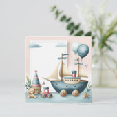 Spielzeugjunge Einladung (Stehend Vorderseite)