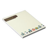 Spielzeugkameras Personalisiert Notepad Notizblock (angewinkelt)