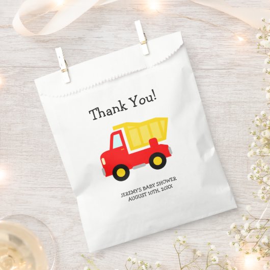 Spielzeugkipper Jungs Baby-Duschbeutel Gastgeschen Geschenktütchen (Ausgeschnitten)