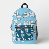 Spielzeugkollektion Kids Lt Blue + Aquamarine Kind Bedruckter Rucksack (Vorderseite)