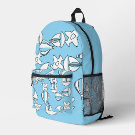 Spielzeugkollektion Kids Lt Blue Kinder Bedruckter Rucksack