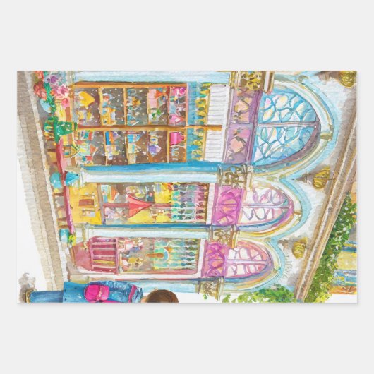 Spielzeugladen in Paris Geschenkpapier Set (Vorderseite 2)