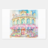 Spielzeugladen in Paris Geschenkpapier Set (Vorderseite)