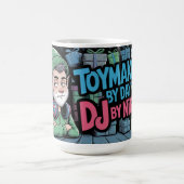 Spielzeugmacher DJ Elf  Kaffeetasse (Mittel)