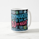 Spielzeugmacher DJ Elf  Kaffeetasse (VorderseiteRechts)
