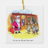 Spielzeugmacher quadratische Keramik Keramikornament (Vorderseite)