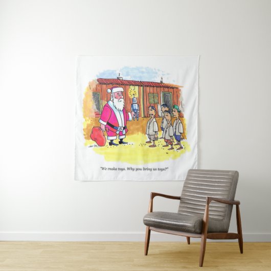 Spielzeugmacher Wandteppich (Beispiel)