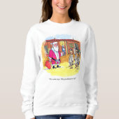 Spielzeugmacherfrauen weißes Sweatshirt (Vorderseite)