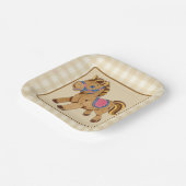 Spielzeugpferd Pappteller (Gewinkelt)