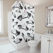 Spielzeugpolizei Duschvorhang (Beispiel)