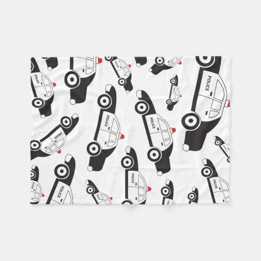 Spielzeugpolizei Fleecedecke (Vorderseite (Horizontal))