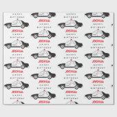 Spielzeugpolizei Individuelle Name Kindergeburtsta Geschenkpapier (Flach)