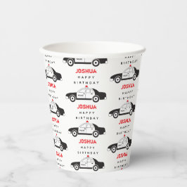 Spielzeugpolizei Individuelle Name Kindergeburtsta Pappbecher