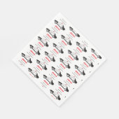 Spielzeugpolizei Individuelle Name Kindergeburtsta Serviette (Ecke)