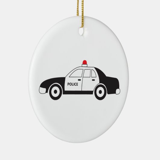 Spielzeugpolizei Keramik Ornament (Rechts)