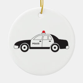 Spielzeugpolizei Keramik Ornament
