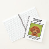 Spielzeugpoodle-Zusammensetzung Notizblock (Innenseite)