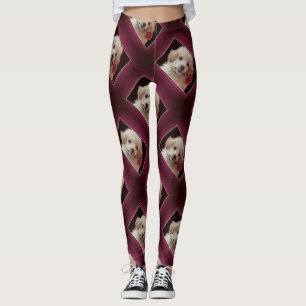 Spielzeugpudel-Welpenkunst-Leggings Leggings