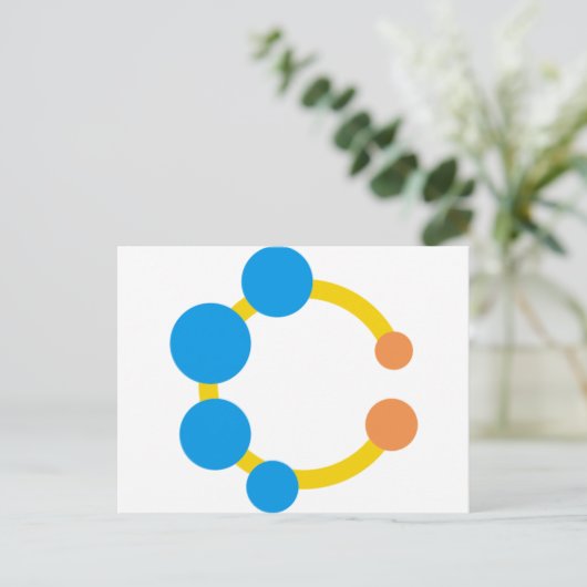 Spielzeugrattle Postkarte (Stehend Vorderseite)