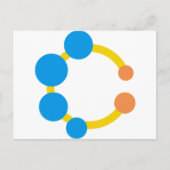 Spielzeugrattle Postkarte (Vorderseite)