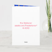 Spielzeugrobot Custom Grußkarte Karte (Rückseite)