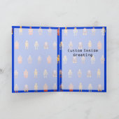 Spielzeugrobot Custom Grußkarte Karte (Innenseite)