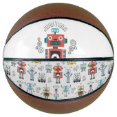 Spielzeugroboter Basketball (Vorderseite)