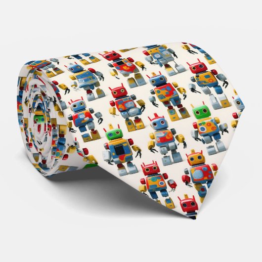 Spielzeugroboter Krawatte (Gerollt)